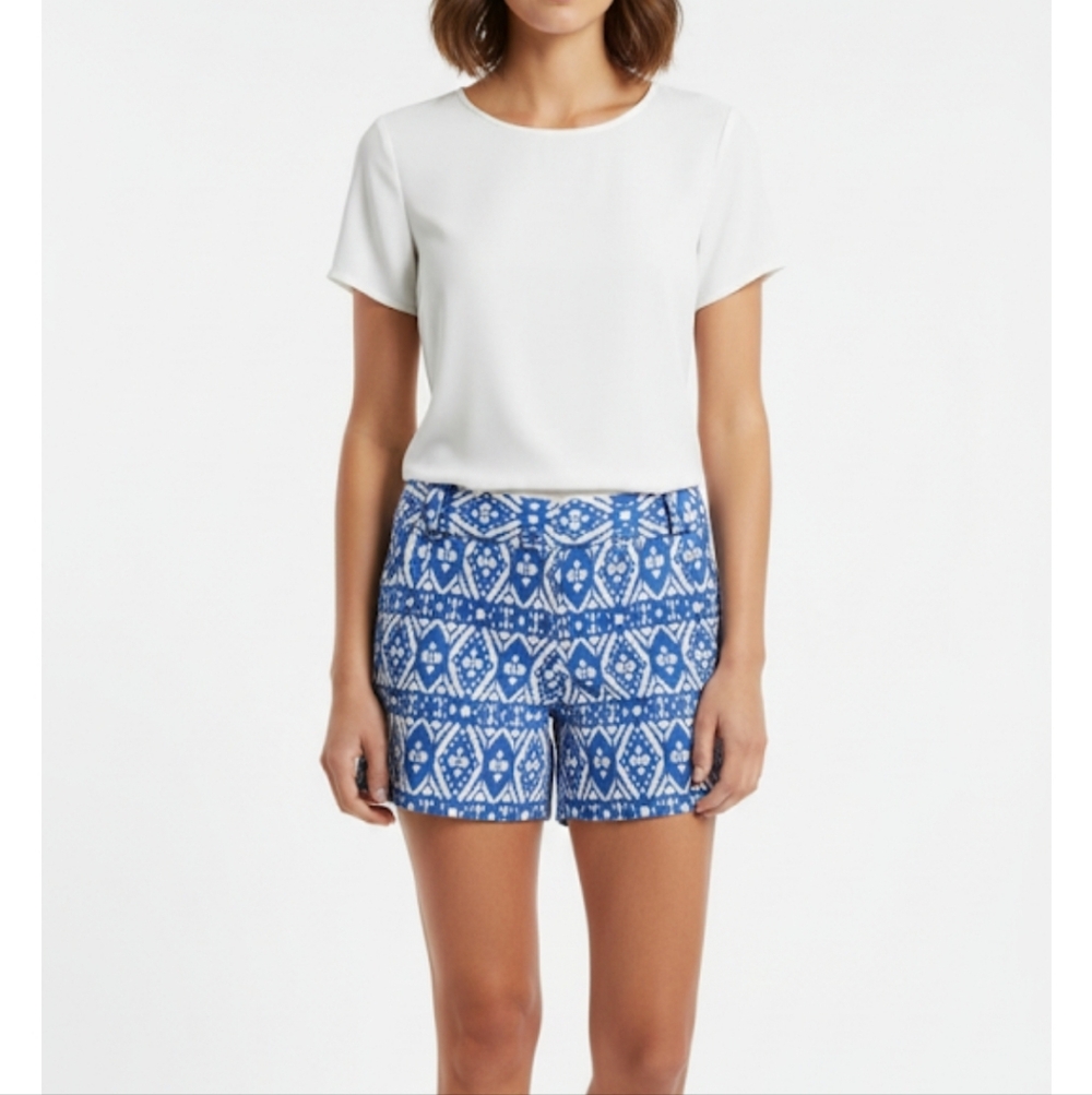 J.crew stretch city fit blue shorts size 2 - Picture 11 of 11